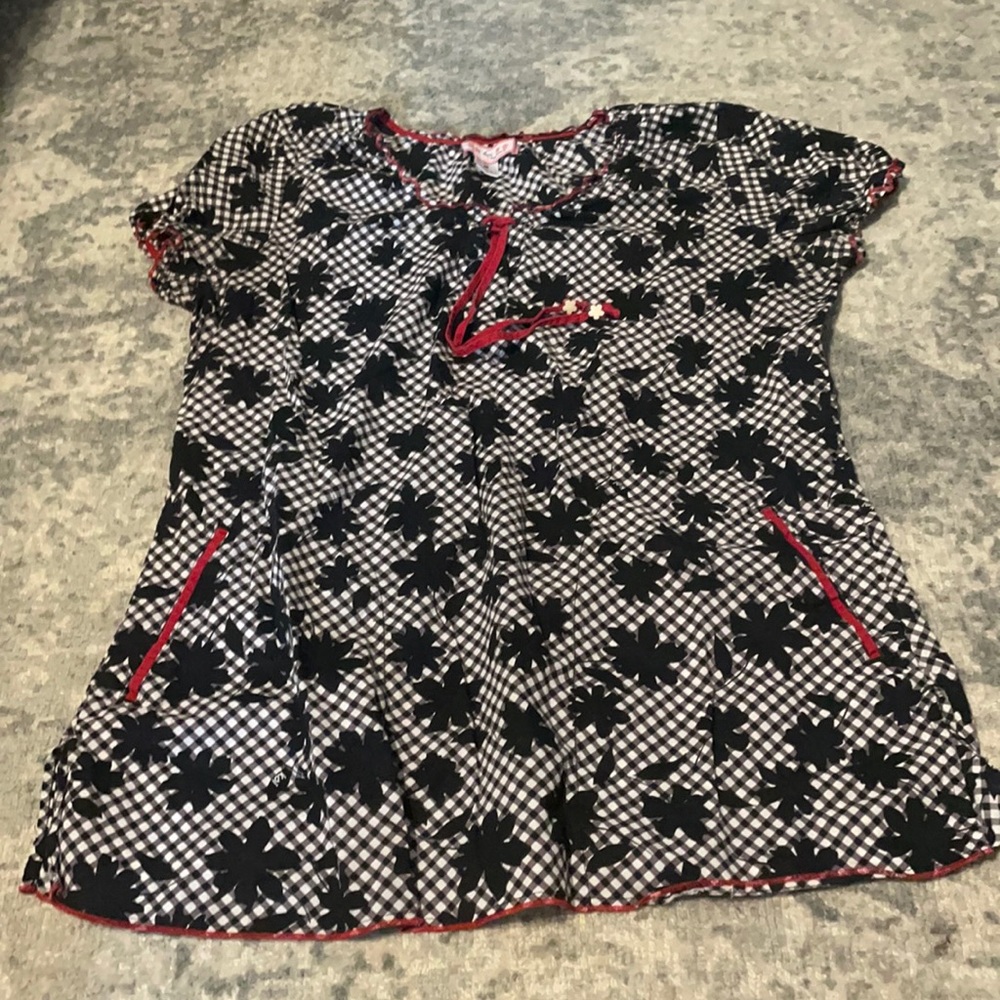 Koi scrub top